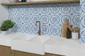 Mestral Rosette 9x9 Matte Porcelain Tile