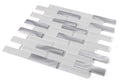 Metal Linear 1x2 Aluminum Mosaic