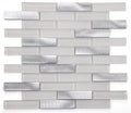 Metal Linear 1x2 Aluminum Mosaic