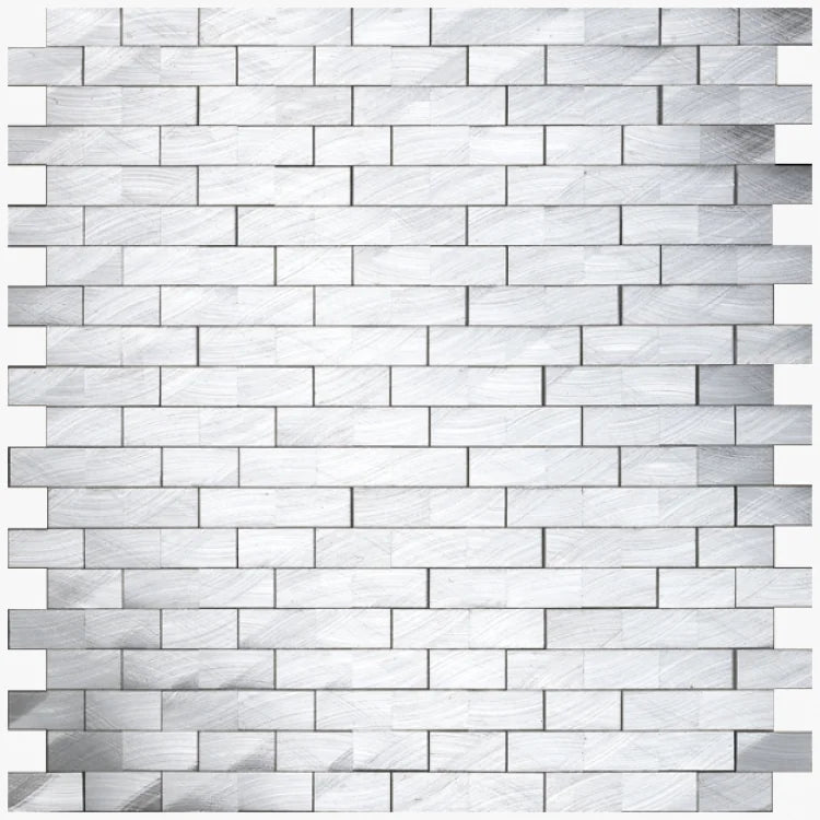 Mythos 12x12 3D Stack Metal Mosaic
