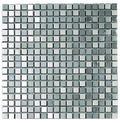 Metalic Silver 11.85x11.85 Metal Mosaic