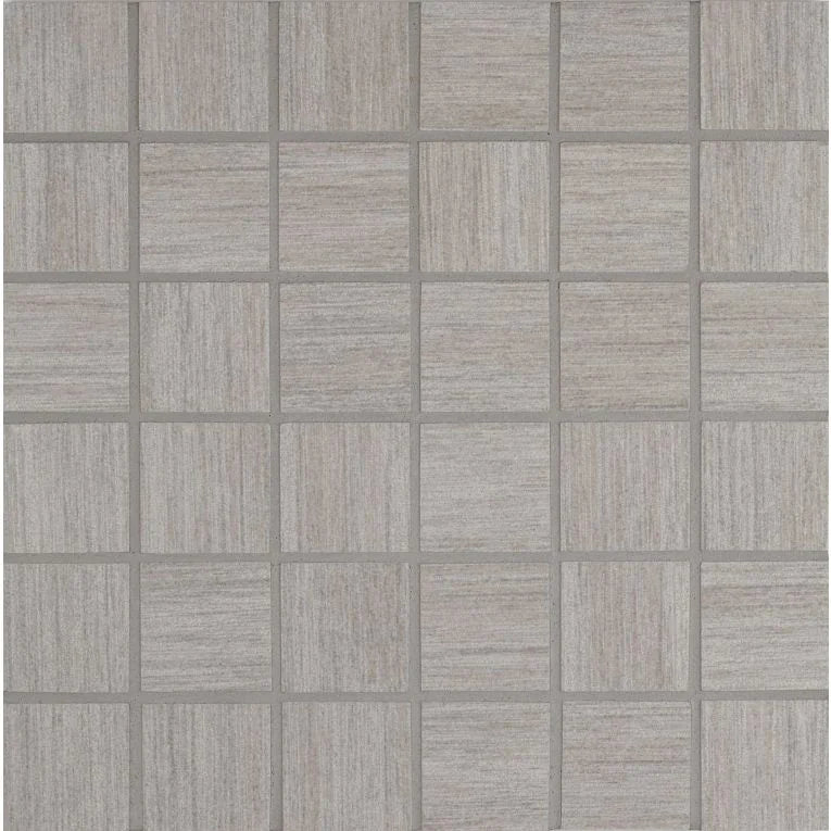 Metalwood Argento 2x2 Porcelain Mosaic