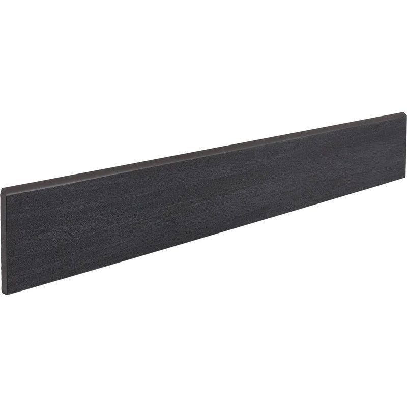 Metalwood Carbonio 3-1/2x24 Surface Bullnose Porcelain Trim