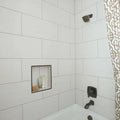 Metalwood Platino 3-1/2x24 Surface Bullnose Porcelain Trim