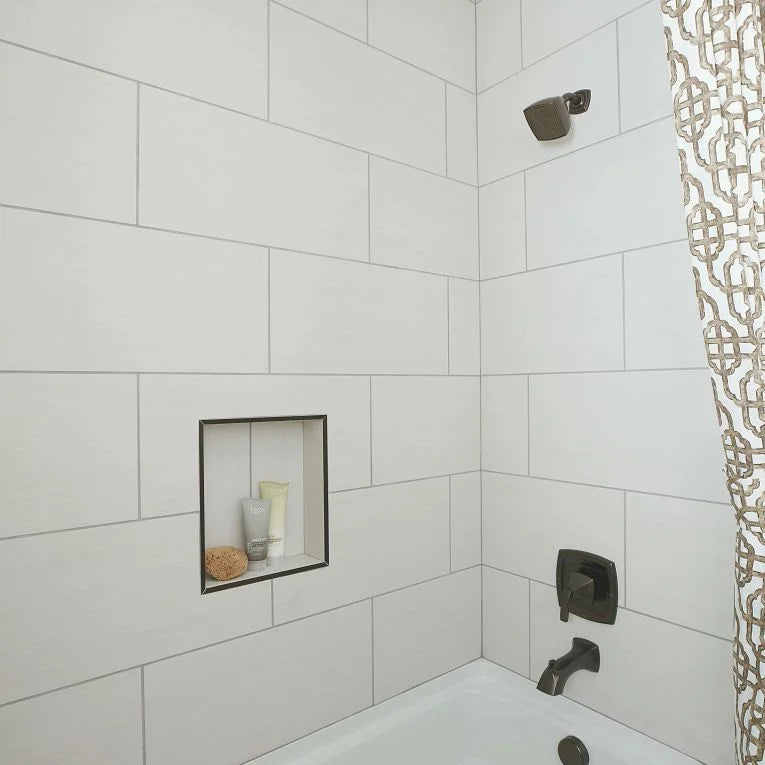 Metalwood Platino 3-1/2x24 Surface Bullnose Porcelain Trim