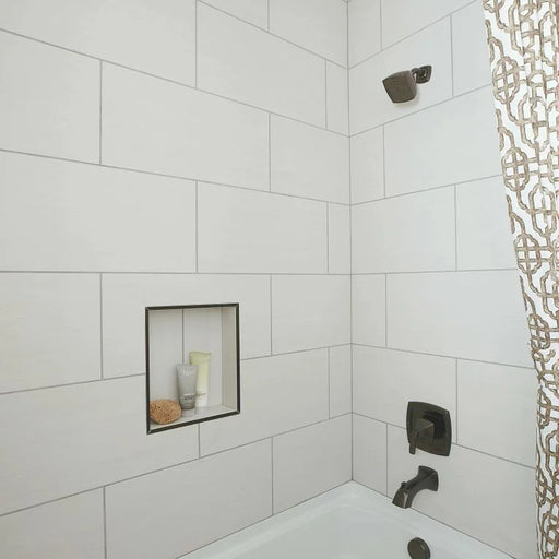 Metalwood Platino 3-1/2x24 Surface Bullnose Porcelain Trim