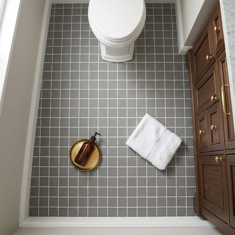 Metro 2.0 Nightsky 2x2 Marble Mosaic — Bathroom floor