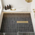 Metro 2.0 Nightsky 2x2 Marble Mosaic — Bathroom shower floor