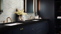 Metro Gold Pattern Misc. Glass Stone Blend Metal Mosaic Tile