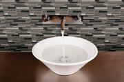 Metro Gris Blend Interlocking Pattern Misc. Glass Stone Blend Mosaic Tile