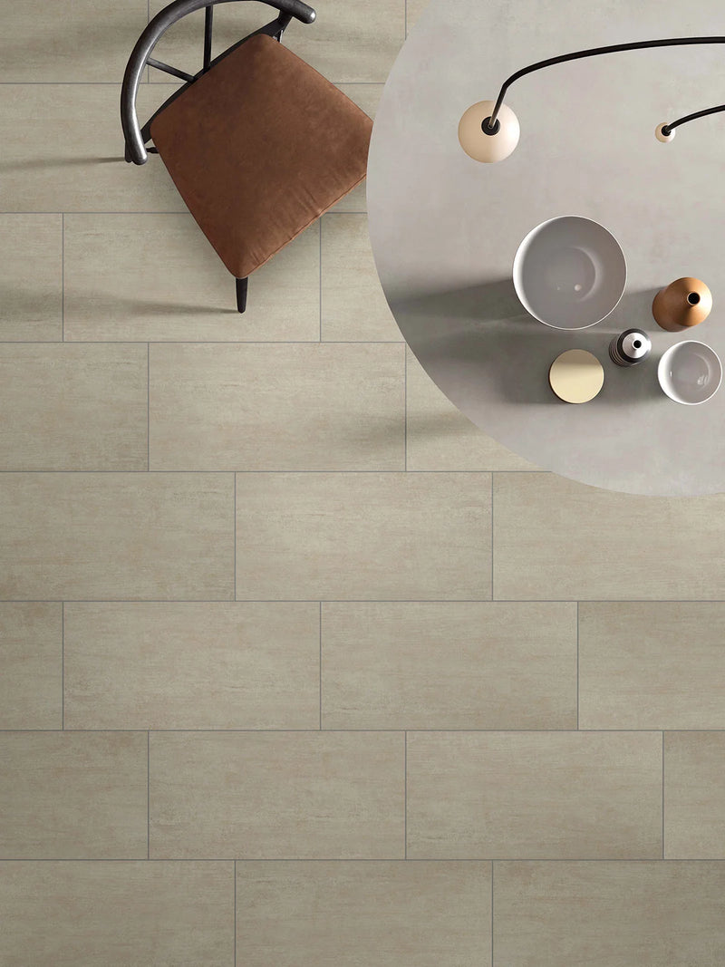 Metropolis Avorio 3x24 Bullnose Matte Porcelain Trim