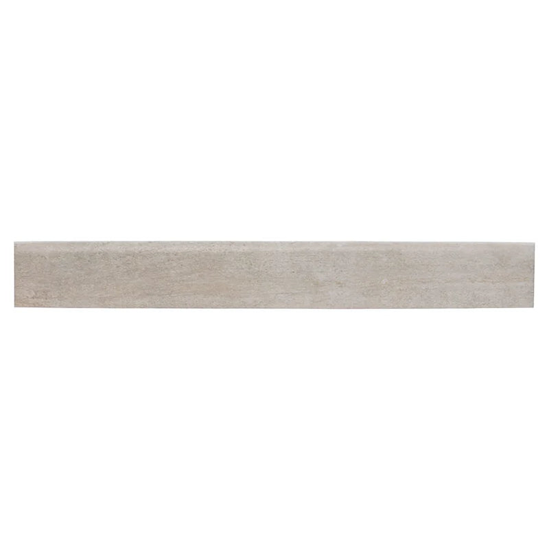 Metropolis Avorio 3x24 Bullnose Matte Porcelain Trim