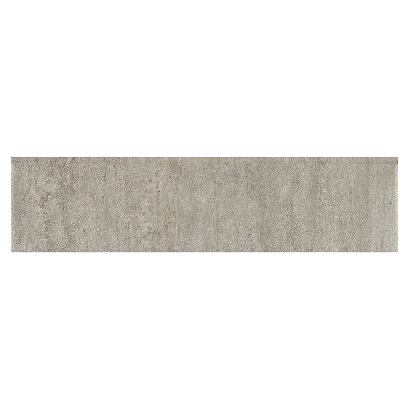 Metropolis Gray 3x24 Bullnose Matte Porcelain Trim