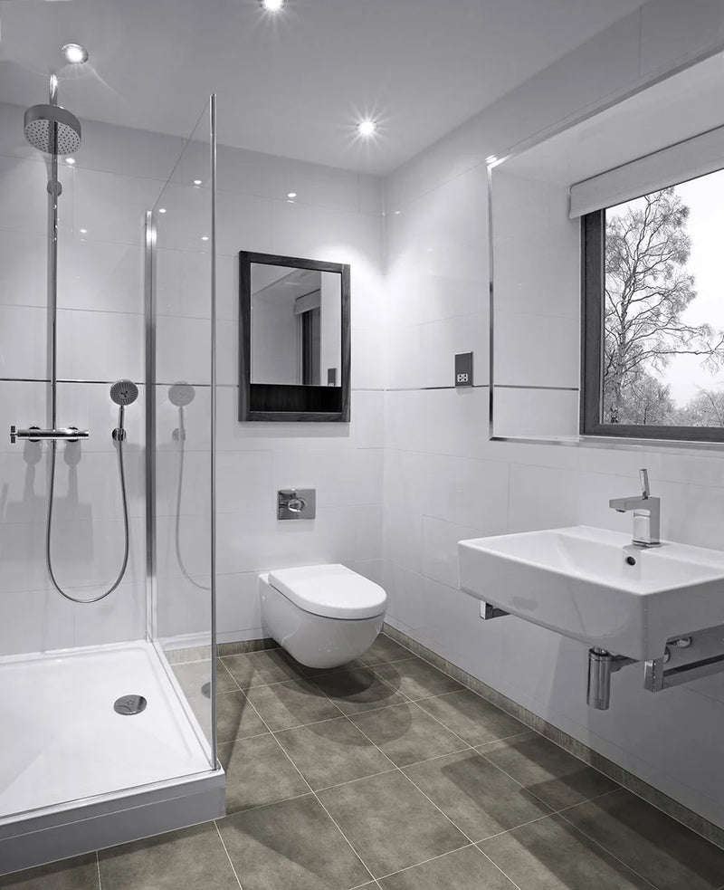 Metropolis Gray 3x24 Bullnose Matte Porcelain Trim