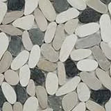 Metropolitan Pebble Pattern Tumbled Marble Mosaic Tile