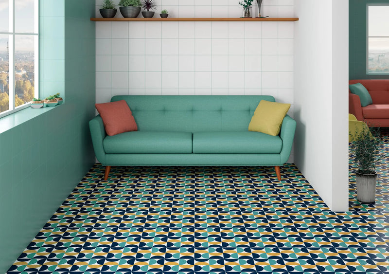 Micro White 7.9x7.9 Matte Ceramic Tile