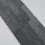 Midnight Ash Veneer Peel and Stick Pattern Honed Slate Mosaic Tile