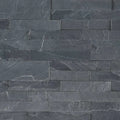 Midnight Ash Veneer Peel and Stick Pattern Honed Slate Mosaic Tile
