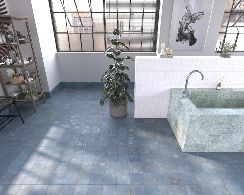 Greenland Cobalt Bullnose 5.8x5.8 Matte Ceramic Trim