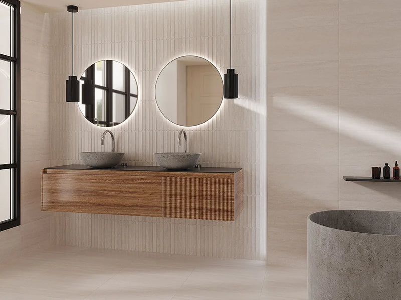 Milano Crema Matte 24x48 Rectified Porcelain Tile