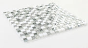 Milano Sea Mini 12x12 Glass & Marble Mosaic