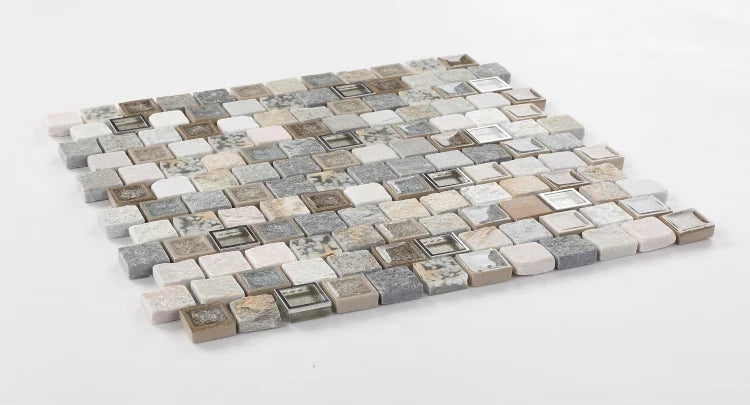 Milano Selene Beach 11.75x11.75 Slate Glass Mosaic