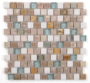 Milano Selene Summer New 11.75x11.75 Glass Composite Stone Resin Mosaic