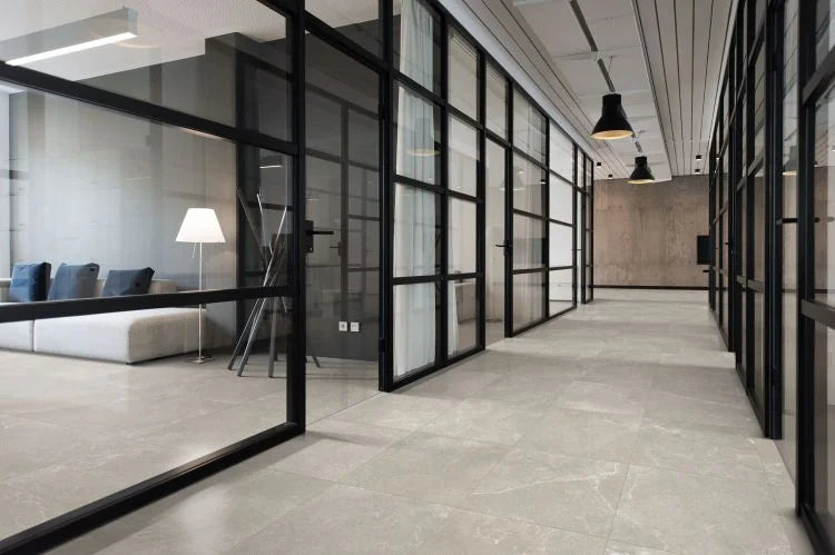 Milano Greige 12x24 Natural Porcelain Tile