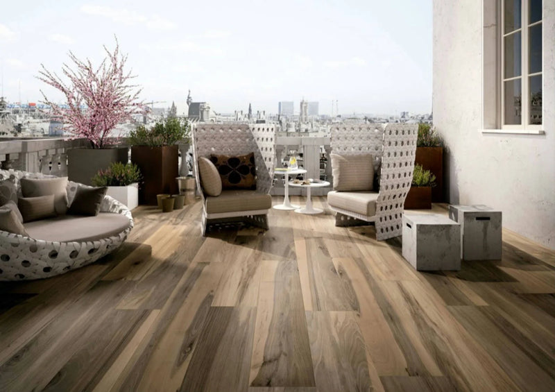 Millelegni Grey Ash 8x48 Porcelain Plank