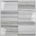 Mink / Equator (Zebra) Mink Marble 18x18 Polished Tile close-up