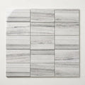 Mink / Equator (Zebra) Mink Marble 3x6 Polished Tile close-up