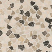 Mix Marble Pebbles Mesh Backed Tumbled Stone Mosaic Tile