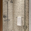 Mix Marble Pebbles Mesh Backed Tumbled Stone Mosaic Tile
