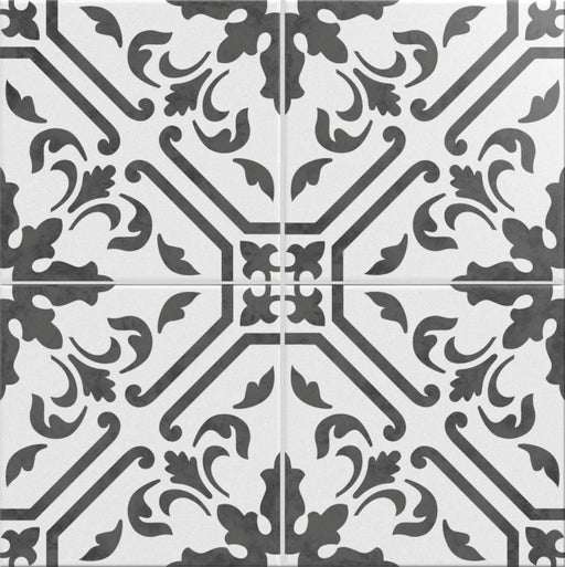 Mix & Match Series Heritage Braga 9276 8x8 Matte Decorative Look Porcelain Tile