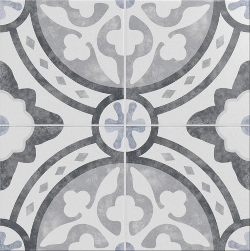 Mix & Match Series Heritage Porto 9216 8x8 Matte Pattern Look Porcelain Tile