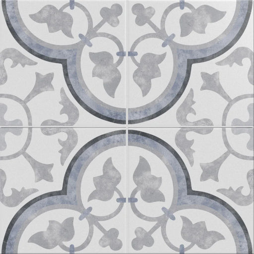 Mix & Match Series Heritage Porto 9215 8x8 Matte Pattern Look Porcelain Tile