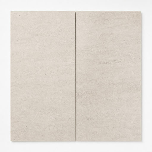Mocha Cream 12x24 Brushed Limestone Tile close-up