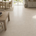 Mocha Cream 18x18 Honed Limestone Tile — Dining Room floor