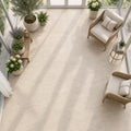 Mocha Cream 18x18 Honed Limestone Tile — Sunroom floor