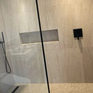 Mocha Cream 18x36 Brushed Limestone Tile