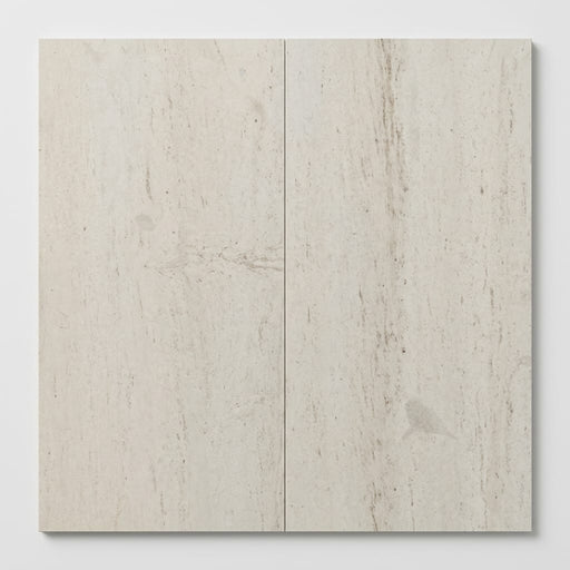 Mocha Cream Limestone Tile 12x24 Honed close-up