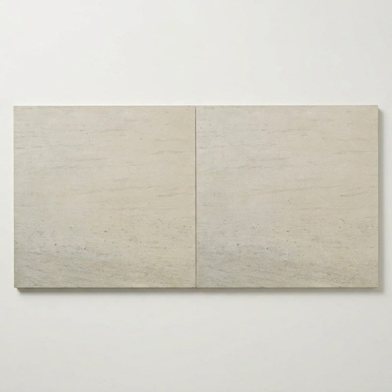 Mocha Cream Limestone Tile 24x24 Honed close-up
