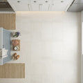 Mocha Cream Limestone Tile 24x24 Honed — Kitchen floor