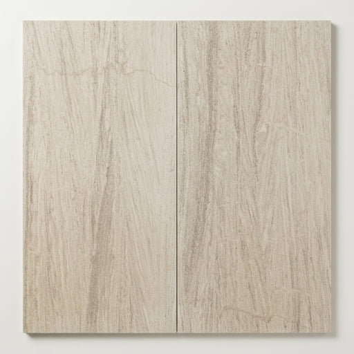 Mocha Cream Limestone Tile 24x48 Honed close-up