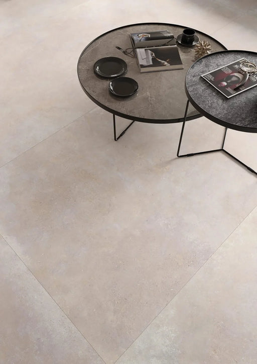 Modern Concrete Ivory 24x48 Porcelain Tile
