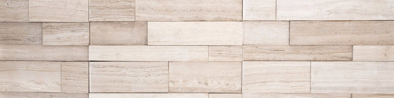 Modern Ledgestone White Wood 6x24 Natural Quartzite Ledger Stone