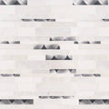 Moderno Blanco Interlocking Pattern Misc. Glass Stone Metal Blend Mosaic Tile