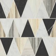Modni Beckett Warm Blend 13x11.75 Honed Marble Mosaic