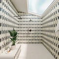 Modni Jett Warm Blend Honed 12x12 Marble Mosaic