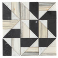 Modni Quin Warm Blend Honed 11.75x11.75 Marble Mosaic